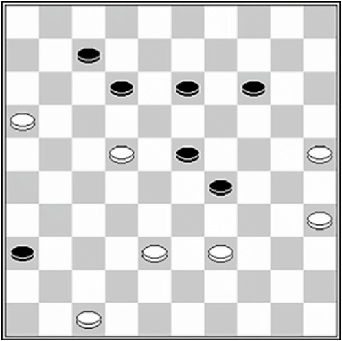 Białe: 47, 39, 38, 35, 25, 22, 16          Czarne: 7, 12, 13, 14, 23, 29, 36