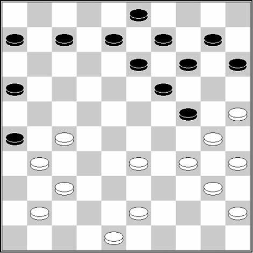 Białe: 48, 45, 43, 41, 40, 37, 35, 34, 33, 31, 30, 27, 25 Czarne: 3, 6, 7, 8, 9, 10, 13, 14, 15, 16, 19, 24, 26