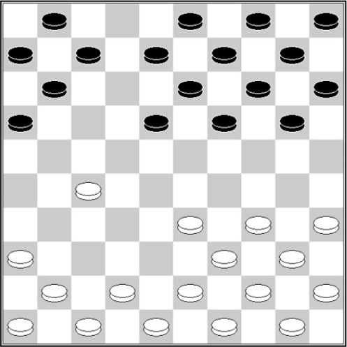 Białe: 50, 49, 48, 47, 46, 45, 44, 43, 42, 41, 40, 39, 36, 35, 34, 33, 27 Czarne: 1, 3, 4, 5, 6, 7, 8, 9, 10, 11, 13, 14, 15, 16, 18, 19, 20