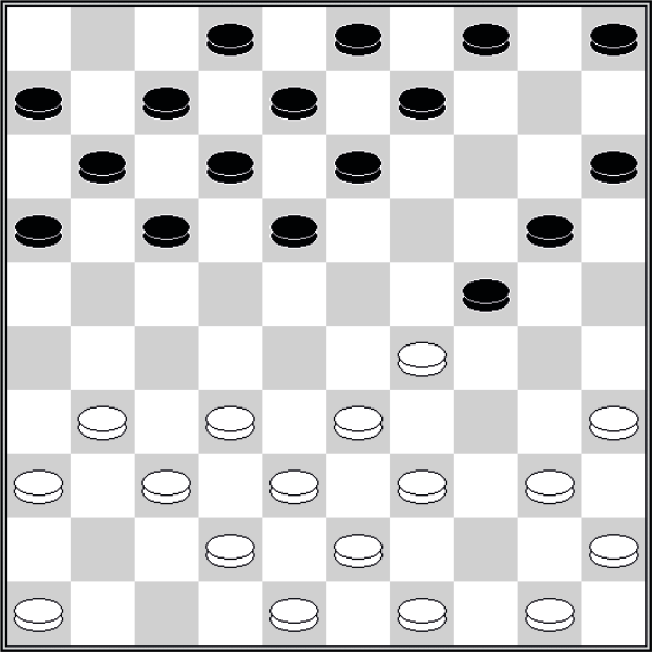 Białe: 50, 49, 48, 46, 45, 43, 42, 40, 39, 38, 37, 36, 35, 33, 32, 31, 29. Czarne: 2, 3, 4, 5, 6, 7, 8, 9, 11, 12, 13, 15, 16, 17, 18, 20, 24