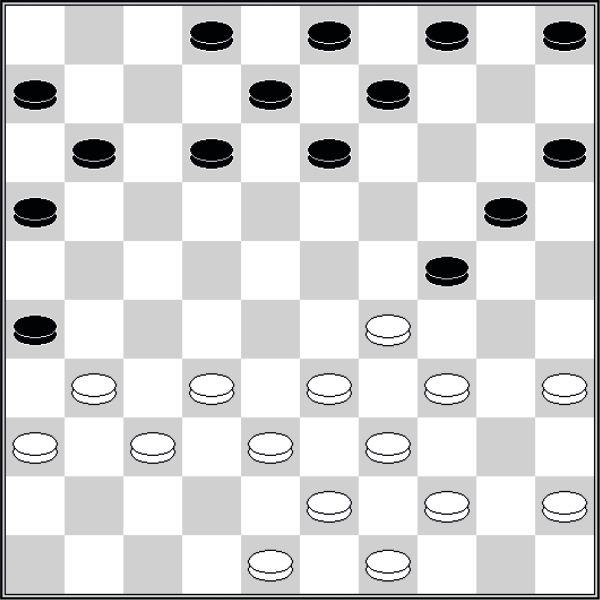 Białe: 49, 48, 45, 44, 43, 39, 38, 37, 36, 35, 34, 33, 32, 31, 29. Czarne: 2, 3, 4, 5, 6, 8, 9, 11, 12, 13, 15, 16, 20, 24, 26