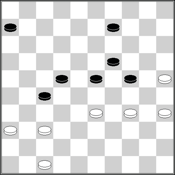 Białe: 47, 37, 36, 35, 34, 33, 25 Czarne: 6, 9, 19, 22, 23, 24, 27