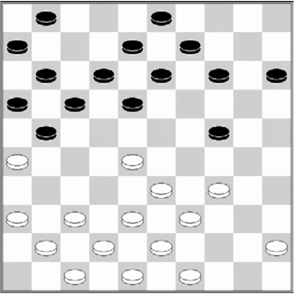 Białe: 49, 48, 47, 45, 43, 42, 41, 39, 38, 37, 36, 34, 33, 28, 26 Czarne: 1, 3, 6, 8, 9, 11, 12, 13, 14, 15, 16, 17, 18, 21, 24