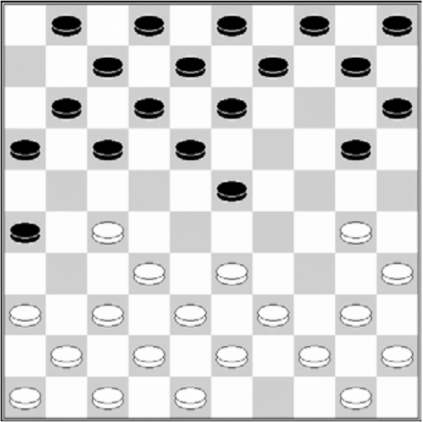 Białe: 50, 48, 47, 46, 45, 44, 43, 42, 41, 40, 39, 38, 37, 36, 35, 33, 32, 30, 27 Czarne: 1, 2, 3, 4, 5, 7, 8, 9, 10, 11, 12, 13, 15, 16, 17, 18, 20, 23, 26