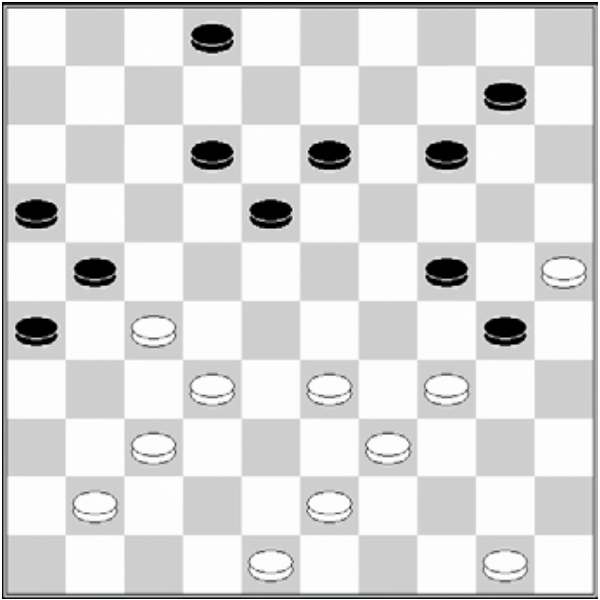 Białe: 50, 48, 43, 41, 39, 37, 34, 33, 32, 27, 25 Czarne: 2, 10, 12, 13, 14, 16, 18, 21, 24, 26, 30