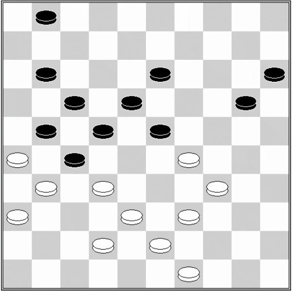 Białe: 50, 49, 48, 47, 46, 45, 43, 42, 41, 40, 39, 38, 37, 36, 35, 34, 33, 32, 29, 26 Czarne: 1, 2, 3, 4, 5, 7, 8, 9, 10, 11, 12, 13, 14, 15, 16, 17, 18, 19, 20, 21