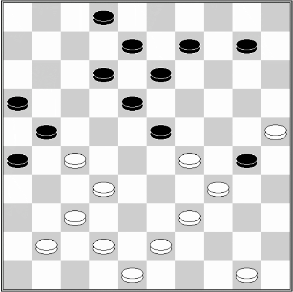 Białe: 49, 48, 47, 45, 44, 43, 42, 41, 39, 38, 35, 34, 33, 32, 31, 27, 26 Czarne: 2, 3, 4, 6, 7, 8, 9, 11, 13, 15, 16, 17, 18, 19, 20, 21, 25