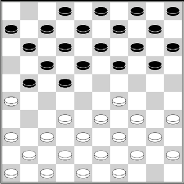 Białe: 49, 48, 47, 46, 45, 44, 43, 42, 41, 40, 39, 38, 37, 36, 35, 34, 33, 32, 29, 26 Czarne: 2, 3, 4, 5, 6, 7, 8, 9, 10, 11, 12, 13, 15, 17, 18, 19, 20, 21, 22