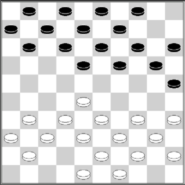 Białe: 49, 48, 45, 44, 43, 41, 40, 39, 38, 37, 36, 35, 34, 33, 32, 31, 28 Czarne: 1, 2, 3, 4, 6, 7, 8, 9, 11, 12, 13, 14, 15, 18, 19, 20, 25