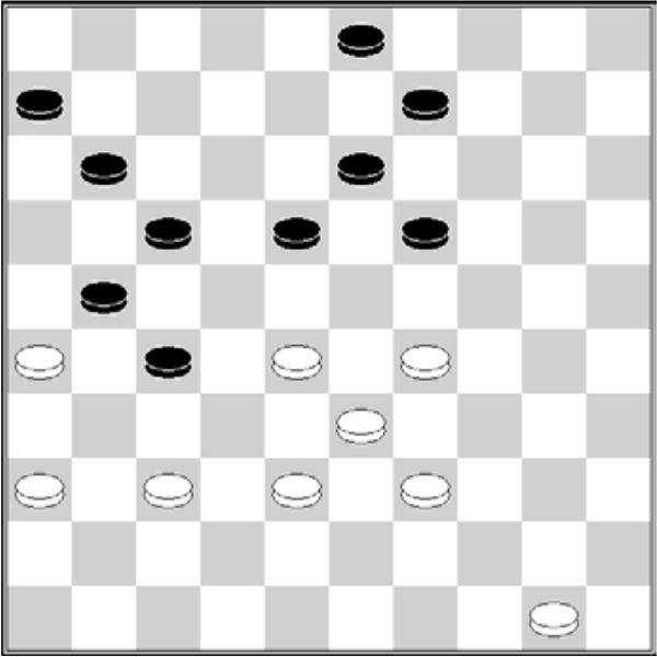 Białe: 50, 39, 38, 7, 36, 33, 29, 28, 26 Czarne: 3, 6, 9, 11, 13, 17, 18, 19, 21, 27