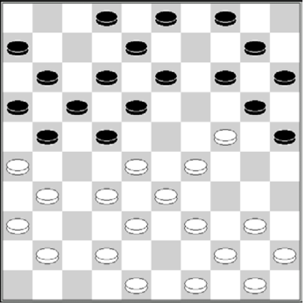 Białe: 50, 49, 48, 45, 44, 42, 41, 40, 39, 38, 36, 33, 32, 31, 29, 28, 26, 24 Czarne: 2, 3, 4, 6, 8, 10, 11, 12, 13, 14, 15, 16, 17, 18, 20, 21, 22, 25