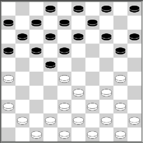 Białe: 50, 49, 48, 47, 45, 44, 43, 42, 41, 40, 39, 38, 36, 34, 33, 30, 28, 26 Czarne: 2, 3, 4, 5, 6, 7, 8, 9, 11, 12, 13, 14, 15, 16, 17, 18, 20, 22