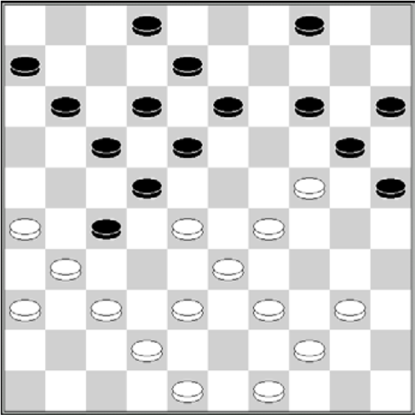 Białe: 49, 48, 44, 42, 40, 39, 38, 37, 36, 33, 31, 29, 28, 26, 24 Czarne: 2, 4, 6, 8, 11, 12, 13, 14, 15, 17, 18, 20, 22, 25, 27