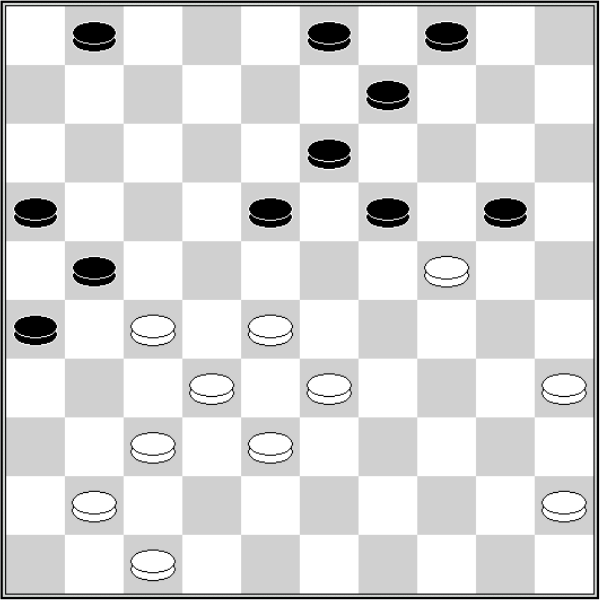 Białe: 47, 45, 41, 38, 37, 35, 33, 32, 28, 27, 24 Czarne: 1, 3, 4, 9, 13, 16, 18, 19, 20, 21, 26