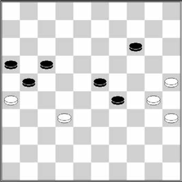 Białe: 35, 32, 30, 26, 25 Czarne: 14, 16, 17, 21, 23, 29