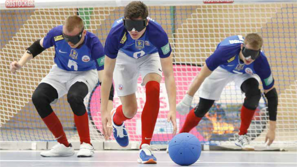 Osoby grający w goalball