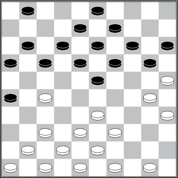 Białe: 50, 49, 48, 47, 46, 43, 42, 41, 39, 38, 37, 35, 33, 30, 27, 25 Czarne: 1, 3, 8, 9, 11, 12, 13, 14, 15, 16, 17, 18, 19, 20, 23, 26