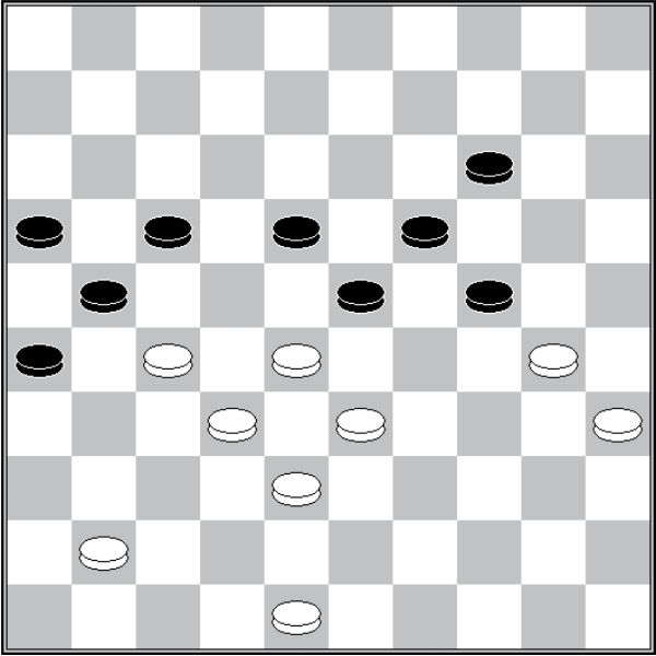 Białe: 48, 42, 41, 38, 35, 34, 33, 32, 27
                                                  Czarne: 3, 14, 16, 17, 18, 21, 23, 24, 26