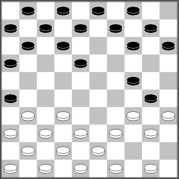 Białe: 50, 49, 48, 47, 46, 43, 42, 41, 40, 39,
                    38, 37, 36, 35, 34, 32, 31
                    Czarne: 1, 2, 3, 4, 6, 7, 8, 9, 10, 11, 12, 14,
                    15, 16, 18, 24, 26, 30