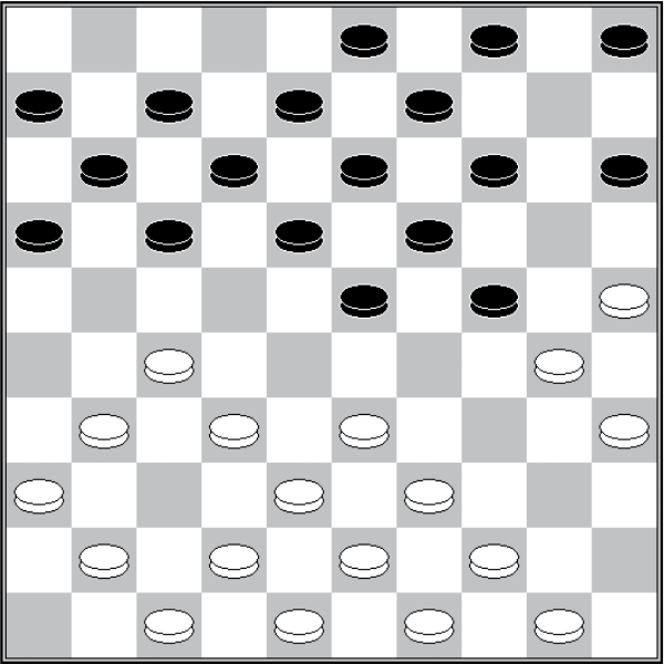 Białe: 50, 49, 48, 47, 44, 43, 42, 41, 39, 38,
                  36, 35, 33, 32, 31, 30, 27, 25
                  Czarne: 3, 4, 5, 6, 7, 8, 9, 11, 12, 13, 14, 15,
                  16, 17, 18, 19, 23, 24