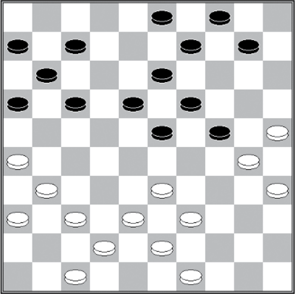 Białe: 49, 47, 43, 42, 39, 38, 37, 36, 35, 33, 31, 30, 26, 25

                Czarne: 3, 4, 6, 7, 9, 10, 11, 13, 16, 17, 18, 19, 23, 24