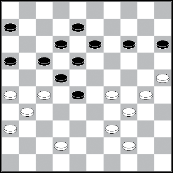 Białe: 44, 42, 39, 36, 34, 31, 30, 29, 27, 26 Czarne: 6, 8, 12, 13, 14, 15, 16, 17, 18, 22, 28