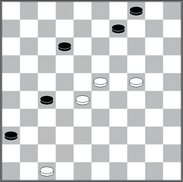 Białe: 47, 28, 24, 23

                    Czarne: 4, 9, 12, 27, 36