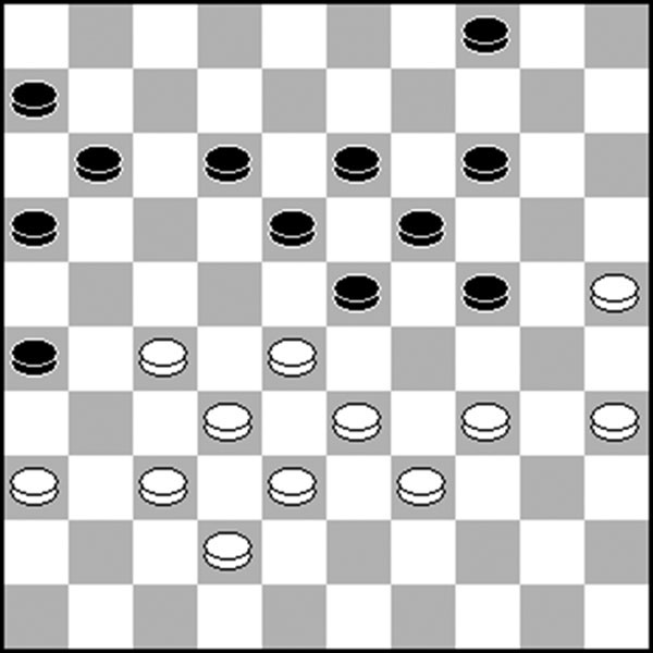 Białe: 42, 39, 38, 37, 36, 35, 34, 33, 32, 28, 27, 25 Czarne: 4, 6, 11, 12, 13, 14, 16, 17, 18, 19, 23, 24, 26