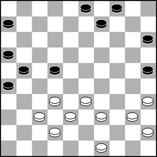 Białe: 49, 45, 42, 40, 39, 38, 37, 35, 33, 32 Czarne: 3, 4, 6, 9, 15, 16, 21, 22, 25, 26