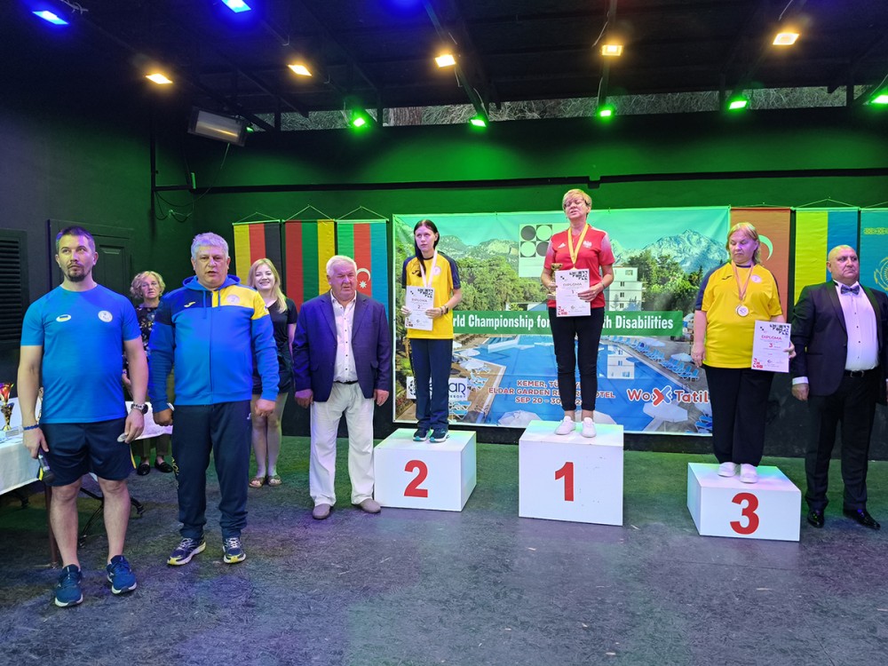 osoby na podium