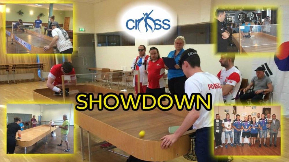 Kolaż zdjęć z rozgrywek showdown Stowarzyszenia CROSS