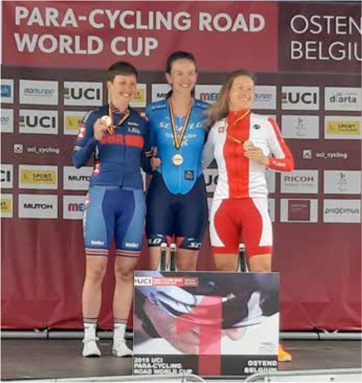 Osoby z medalami na podium