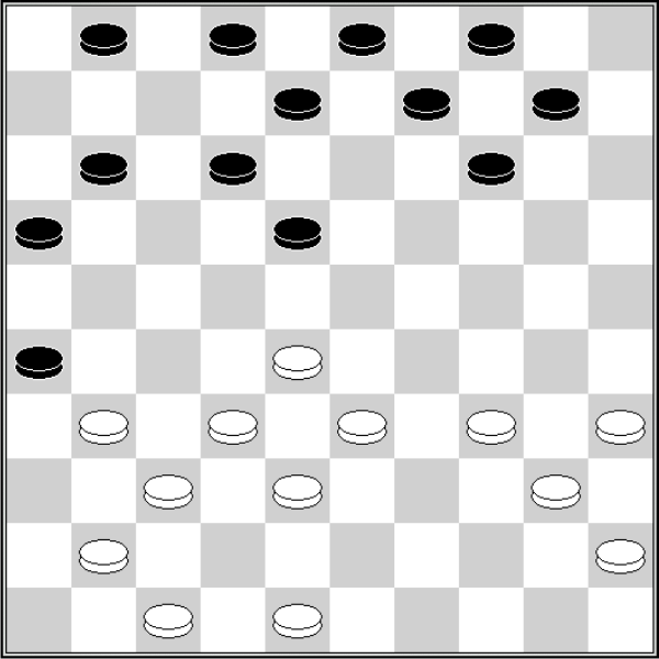 Białe: 48, 47, 45, 41, 40, 38, 37, 35, 34, 33, 32, 31, 28 Czarne: 1, 2, 3, 4, 8, 9, 10, 11, 12, 14, 16, 18, 26