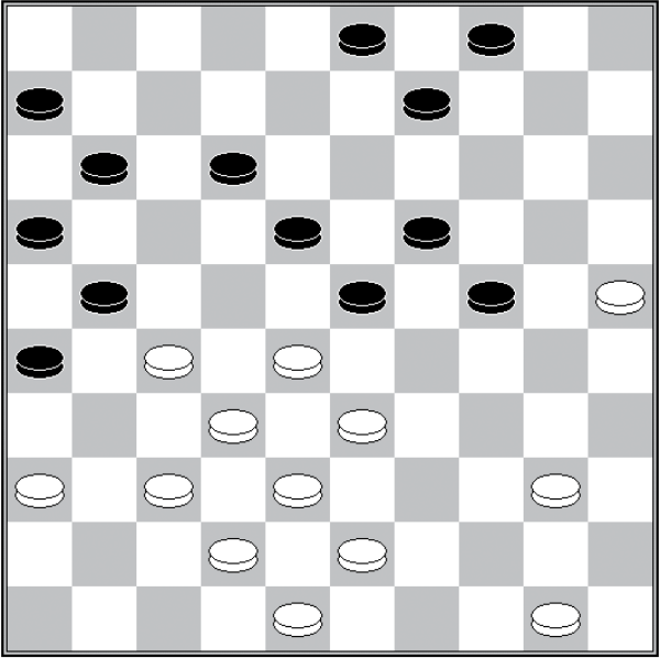 Białe: 50, 48, 43, 42, 40, 38, 37, 36, 33, 32, 28, 27, 25 Czarne: 3, 4, 6, 9, 1, 12, 16, 18, 19, 21, 23, 24, 26