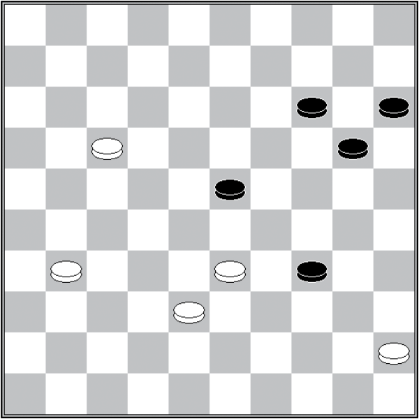 Białe: 45, 38, 33, 31, 17 Czarne: 14, 15, 20, 23, 34