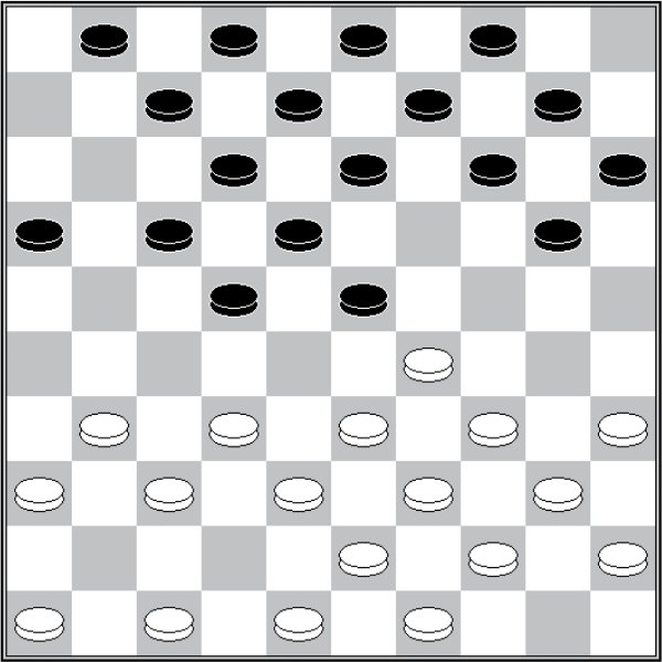 Białe: 49, 48, 47, 46, 45, 44, 43, 40, 39, 38, 37, 36, 35, 34, 33, 32, 31, 29 Czarne: 1, 2, 3, 4, 7, 8, 9, 10, 12, 13, 14, 15, 16, 17, 18, 20, 22, 23