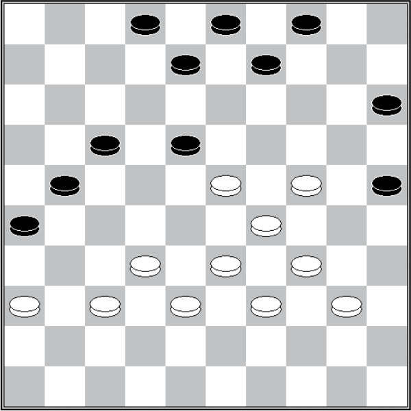 Białe: 40, 39, 38, 37, 36, 34, 33, 32, 29, 24, 23 Czarne: 2, 3, 4, 8, 9, 15, 17, 18, 21, 25, 26