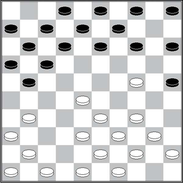 Białe: 49, 48, 47, 46, 45, 44, 43, 41, 40, 39, 38, 36, 34, 33, 31, 28, 24 Czarne: 2, 3, 4, 5, 6, 7, 8, 9, 11, 12, 13, 14, 15, 16, 17, 21, 25