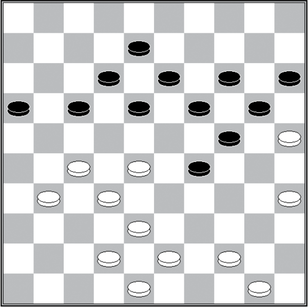 Białe: 50, 48, 44, 43, 42, 38, 35, 32, 31, 28, 27, 25 Czarne: 8, 12, 13, 14, 15, 16, 17, 18, 19, 20, 24, 29