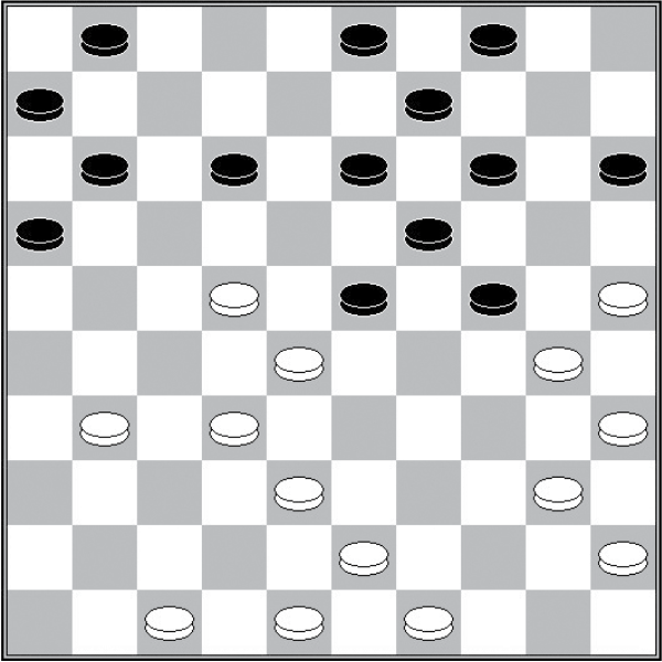 Białe: 49, 48, 47, 45, 43, 40, 38, 35, 32, 31, 30, 28, 25, 22 Czarne: 1, 3, 4, 6, 9, 11, 12, 13, 14, 15, 16, 19, 23, 24
