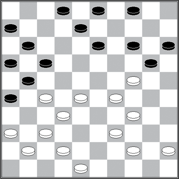 Białe: 48, 47, 45, 43, 42, 40, 38, 36, 35, 33, 32, 30, 28, 26, 25 Czarne: 4, 6, 8, 9, 11, 12, 14, 15, 16, 17, 18, 19, 21, 24, 27