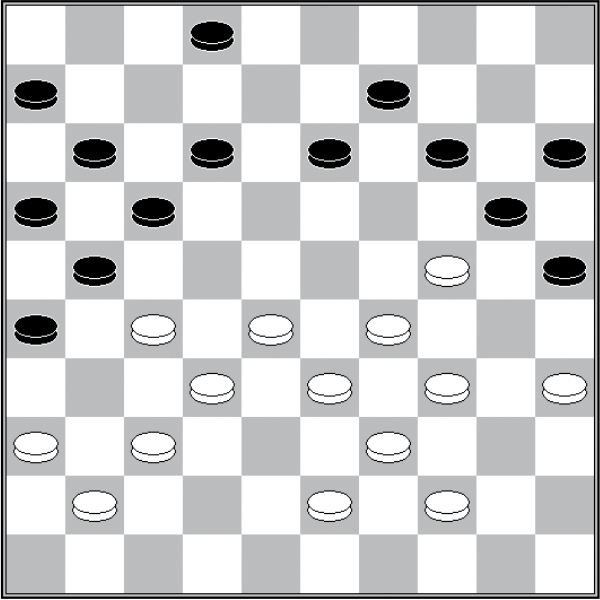 Białe: 48, 47, 45, 44, 43, 42, 41, 38, 36, 35, 34, 33, 28, 26, 25 Czarne: 4, 6, 8, 9, 10, 11, 12, 13, 14, 16, 17, 18, 21, 22, 24