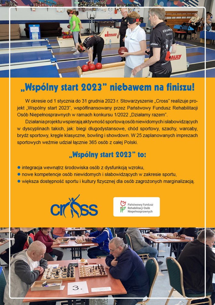 plakat projektu Wspólny start 2023