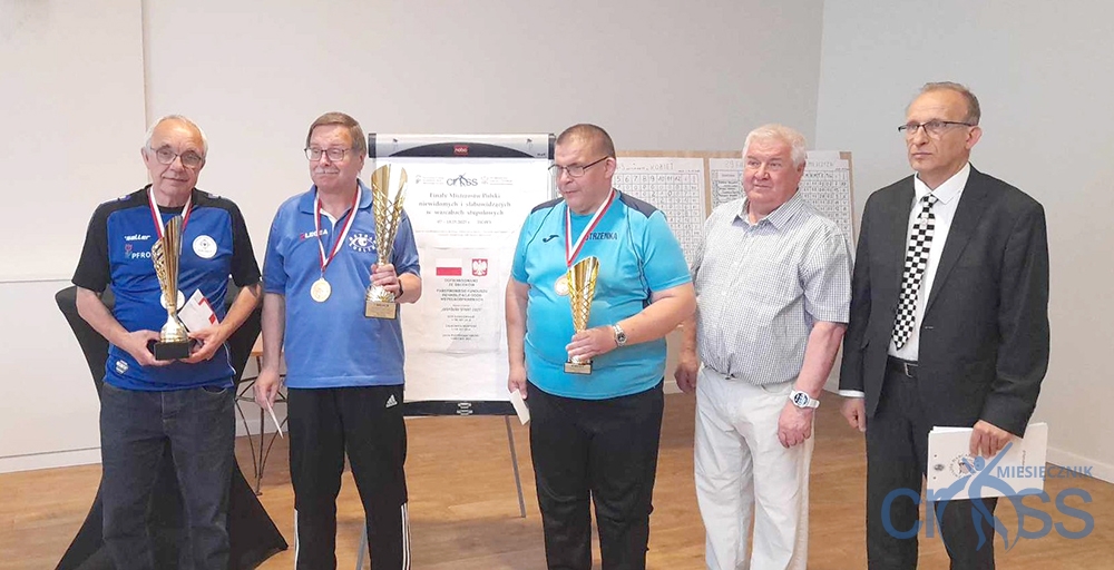 grupa mężczyzn z pucharami
