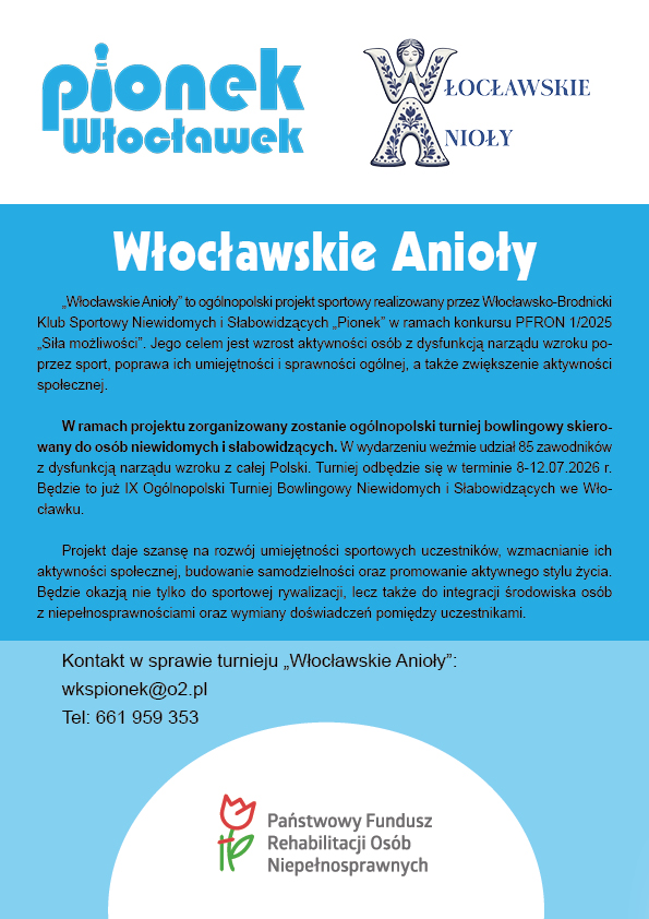 Grafika projektu włocławskie anioły