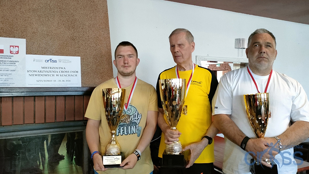 trzech mężczzn z puchrami